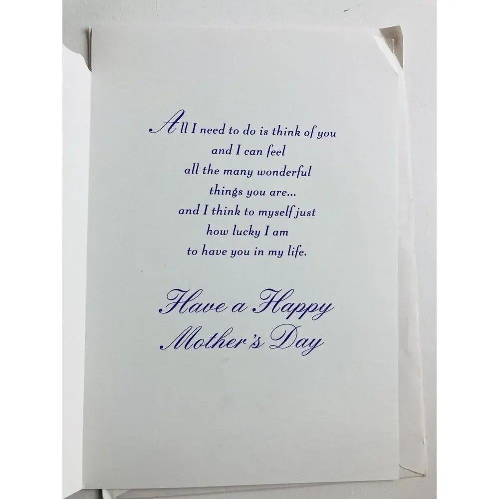 3 Vintage HALLMARK AMERICAN GREETINGS Mother's Day CARDS FORGET ME NOT Friend